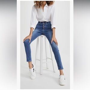Madewell 10” High Rise Skinny Jeans Dewitt Wash